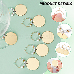 Brass Wine Glass Charms&nbsp;AJEW-BC00011