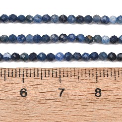 Natural Blue Pietersite Beads Strands&nbsp;GG-CBAA8F4-B07-2mm
