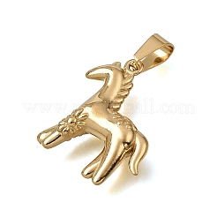 304 Stainless Steel Pendants&nbsp;STAS-G400-01G-04