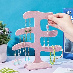 Velvet Earring Display Stands&nbsp;EDIS-WH0016-014