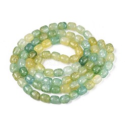 Baking Paint Crackle Glass Beads Strands&nbsp;DGLA-N019-01B-08