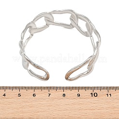Oval 304 Stainless Steel Cuff Bangles for Women&nbsp;BJEW-B150-06P
