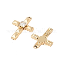 UV Plating Alloy Rhinestone Pendants&nbsp;ALRI-N058-09KCG