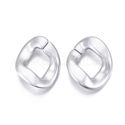 Spray Painted CCB Plastic Linking Rings&nbsp;CCB-R104-01B-03