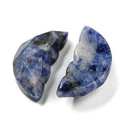 Natural Blue Spot Jasper Butterfly Wing Cabochons&nbsp;G-D078-02C