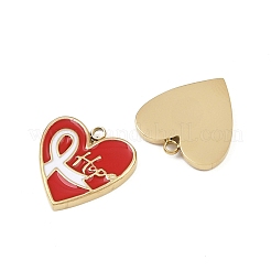 304 Stainless Steel Enamel Pendants&nbsp;STAS-P415-17G