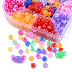 Acrylic European Beads&nbsp;MACR-YW0001-73