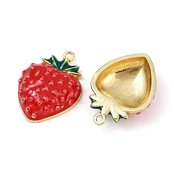 Brass Enamel Pendants&nbsp;KK-R224-14D-G