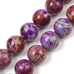 Dyed Natura Imperial Jasper Beads Strands&nbsp;GG-CBAF9E5-A01-14mm-C
