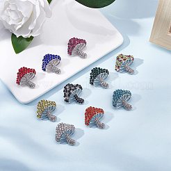 Cubic Zirconia Mushroom Brooch&nbsp;JBR102G