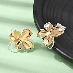 304 Stainless Steel Resin Stud Earrings&nbsp;SA-CBAF6AD-18G-C