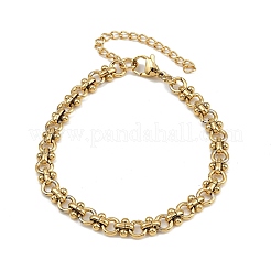 304 Stainless Steel Link Chain Bracelets for Women&nbsp;BJEW-Z143-22G-01