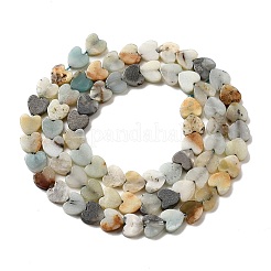 Natural Flower Amazonite Beads Strands&nbsp;G-A272-A01-29