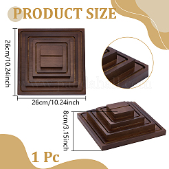Wood Slotted Display Riser Stands&nbsp;ODIS-WH0043-138A