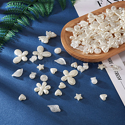 180Pcs 9 Style ABS Plastic Imitation Pearl Beads&nbsp;OACR-CD0001-08
