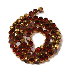 Electroplate Glass Beads Strands&nbsp;EGLA-P061-01B-05