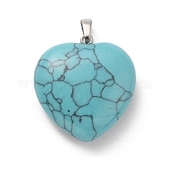 Synthetic Turquoise Pendants&nbsp;G-B042-02P-07