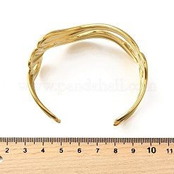 304 Stainless Steel Cuff Bangles for Women&nbsp;BJEW-M103-01D-G