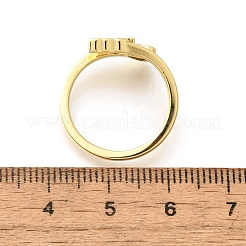 Brass Cuff Rings for Women&nbsp;RJEW-U044-M