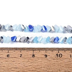 Mixed Styles Electroplate Glass Beads Strands&nbsp;EGLA-Q135-03A-C04