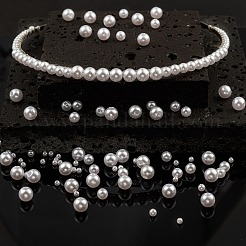 DIY Imitation Pearl Hair Band  Making Kits&nbsp;DIY-LS0003-76