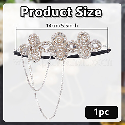 Glass Rhinestone HeadBands for Women&nbsp;OHAR-WH0021-74P