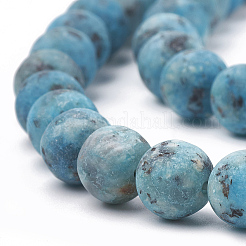 Natural Sesame Jasper/Kiwi Jasper Beads Strands&nbsp;G-T106-342D