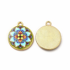Alloy Printed Pendants&nbsp;PALLOY-D581-03