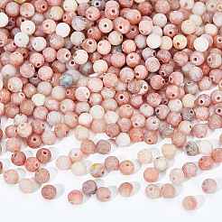 5 Strands Natural Marble and Sesame Jasper/Kiwi Jasper Beads Strands&nbsp;G-NB0004-42