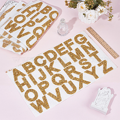 104Pcs 4Sets Letter A~Z Resin Rhinestone Hotfix Rhinestone&nbsp;DIY-GO0002-84A