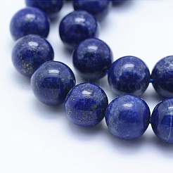 Natural Lapis Lazuli Beads Strands&nbsp;G-P342-01-12mm-AB