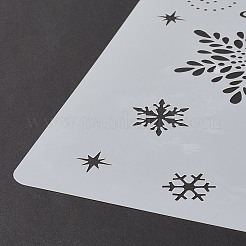 Creative Christmas Plastic Drawing Stencil&nbsp;X-DIY-L007-09