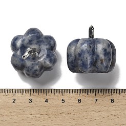 Natural Blue Spot Jasper Bell Pepper Figurines&nbsp;G-Q190-02P-08
