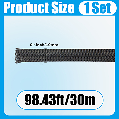 30M Flexible PET Cable Wrap Cord Protector&nbsp;OCOR-CL0001-04C