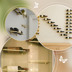 8 Bags Iron Wall Mounted Display Stands for Ornaments&nbsp;ODIS-PH0009-28
