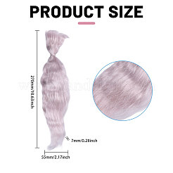 Artificial Wool Doll Wig Hair&nbsp;AJEW-WH0609-186F