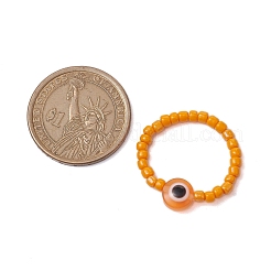 Glass Seed Beads Stretch Rings&nbsp;RJEW-JR00703