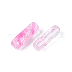 Picasso Transparent Glass Bugle Beads&nbsp;SEED-N010-02A-10