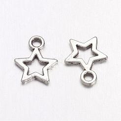 Antique Silver Tibetan Style Star Pendants&nbsp;X-LF0037Y