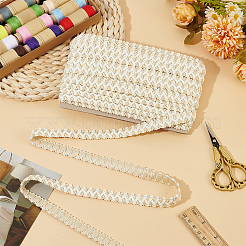 15 Yards Imitation Leather Braided Lace Ribbon&nbsp;WL-WH0003-02F