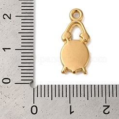 Ion Plating(IP) 304 Stainless Steel Pendant Rhinestone Settings&nbsp;STAS-N103-42G
