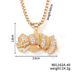 Brass Full Crystal Rhinestone Cute Cartoon Candy Pendant Necklaces&nbsp;SE5090-1