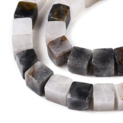 Natural Eagle Eye Stone Beads Strands&nbsp;G-T139-6x6-28A