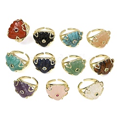 Natural & Synthetic Gemstone Cuff Rings&nbsp;GG-CBA5FCC-04G