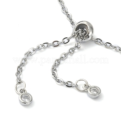 Natural Mixed Gemstone Bullet Link Slider Bracelets&nbsp;BJEW-JB09901