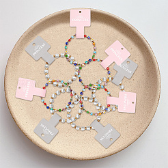 200Pcs 2 Colors Paper Hair Clip Display Cards&nbsp;CDIS-NB0001-35