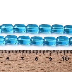 Transparent Glass Beads Strands&nbsp;GLAA-T028-14T-A02