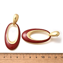 Brass Dangle Stud Earrings&nbsp;EJEW-Q013-04G