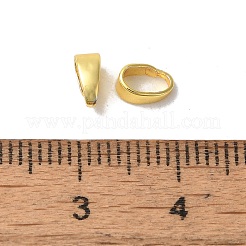 Rack Plating Brass Snap on Bails&nbsp;KK-F873-34G