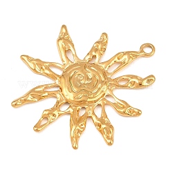 Textured 304 Stainless Steel Pendants&nbsp;STAS-H249-14G